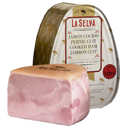 Jamón Cocido Extra en Lata La Selva